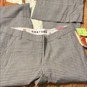 Grayson Threads Black and White Checkered Pants